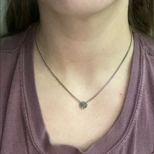 Kendra Scott necklace with grey stone